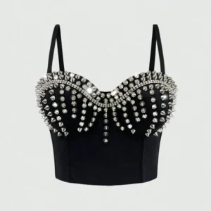 Camis Tees Corset Sexy Top Summer Tank Top Women Clothing Y2k Tops Fashion Clothes Streetwear Stage Show Party Club Bling Shirts